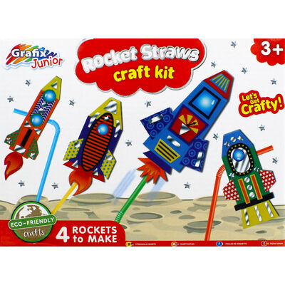 Rocket Straws Craft Kit image number 2
