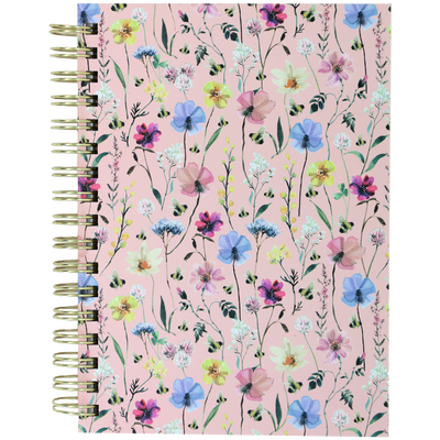 A6 Wiro Wildflower Notebook image number 1