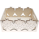 Wooden Strawberry Crate: 29.6 x 25.6 x 12.8cm image number 3