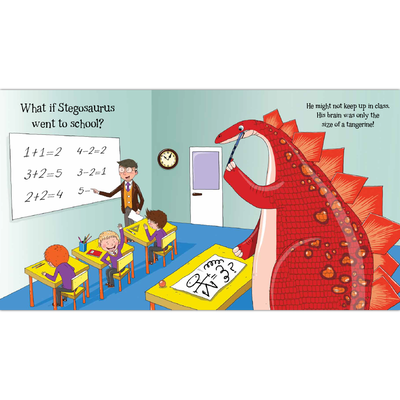 There's a Stegosaurus on the Stairs image number 3