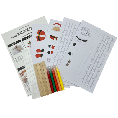 Make Your Own Stuck Santa Decorations kit image number 2