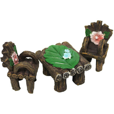 Fairy Bench and Chairs Garden Decoration image number 2