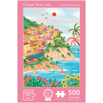 Cinque Terre, Italy 500 Piece Jigsaw Puzzle image number 1