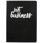 A5 Black Just Business Lined Notebook image number 1