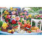 Summer Flowers 1000 Piece Jigsaw Puzzle image number 2