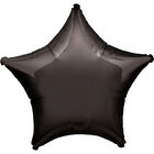 18 Inch Black Star Helium Balloon image number 1