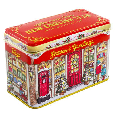 Seasons Greetings Gift Shop English Afternoon Tea Tin - 40 Teabags image number 1