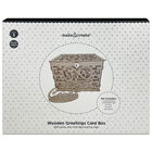 Wooden Wedding Greeting Card Box image number 1