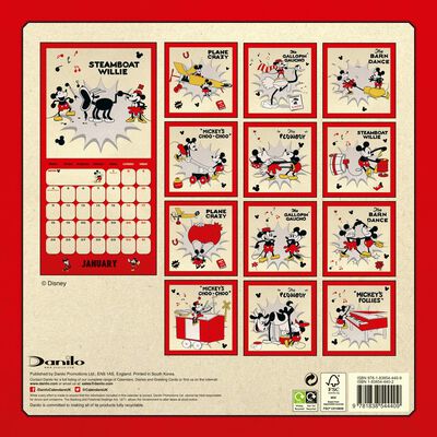 Disney Mickey Mouse Official Calendar 2021 image number 3