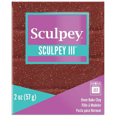Sculpey Polymer Oven Bake Clay: Garnet Glitter image number 1