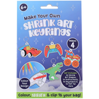 Make Your Own Shrink Art Keyrings: Cars and Dinosaur image number 1
