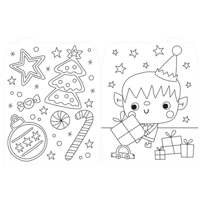 Gingerbread Friends Giant Colouring Book image number 3