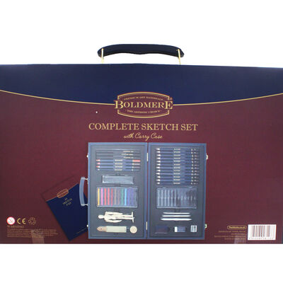 Complete 57 Piece Sketch Set with Carry Case image number 3