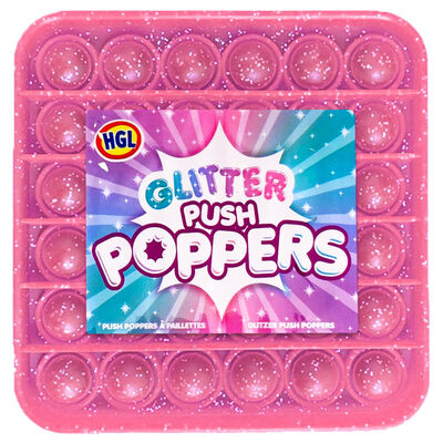 Glitter Push Pop It Fidget Toy: Assorted Pink image number 2