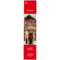 Christmas Diamond Art Kit: Highland Cow