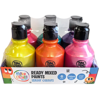 Ready Mixed Glitter Paints: Pack of 6