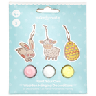 Paint Your Own Wooden Easter Decorations Kit Bundle image number 1
