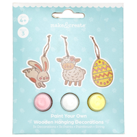 Paint Your Own Wooden Easter Decorations Kit Bundle