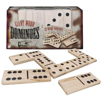 Giant Wood Dominoes image number 1