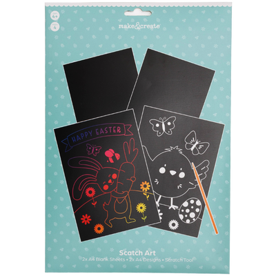 Easter Scratch Art image number 1