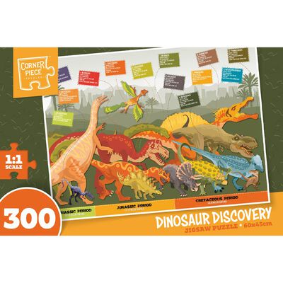 Dinosaur Discovery 300 Piece Jigsaw Puzzle image number 1