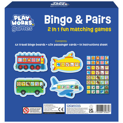 PlayWorks Bingo & Pairs Matching Game image number 2