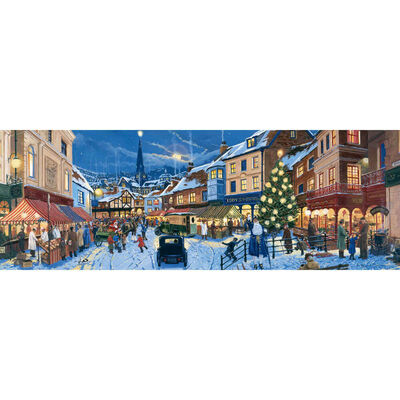 Christmas Eve 1000 Piece Panoramic Jigsaw Puzzle image number 2