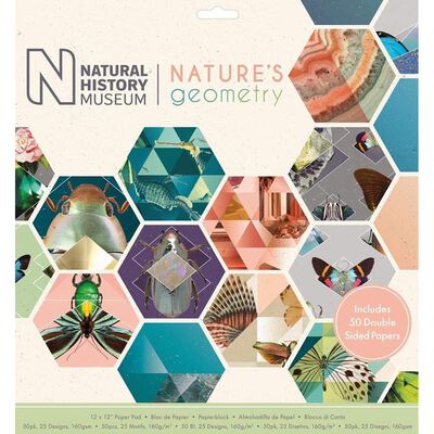 Natures Geometry Paper Pad 12x12 Inch image number 1