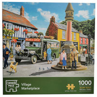 Village Marketplace 1000 Piece Jigsaw Puzzle