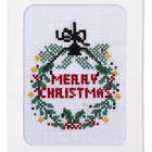 Merry Christmas Cross Stitch Card Set image number 2