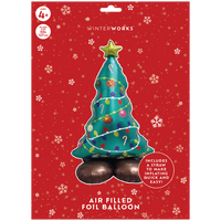 Air Filled Foil Christmas Tree Balloon: 69cm x 127cm