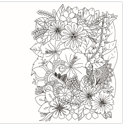 The Beautiful Blooms Colouring Book image number 2