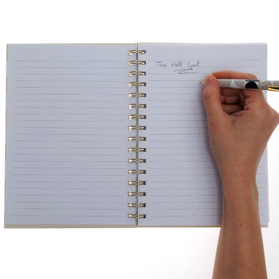 A5 Wiro Heart Stripe Notebook image number 3