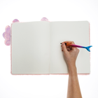 Dream Pop Axolotl Large Fluffy Notepad image number 3