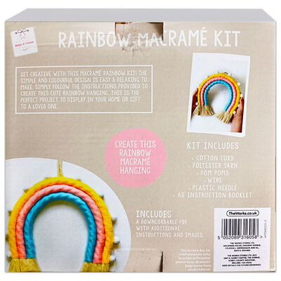 Rainbow Macrame Kit image number 2