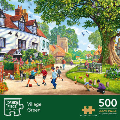 Village Green 500 Piece Jigsaw Puzzle image number 1