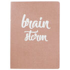 A5 Bronze Brainstorm Lined Notebook image number 1