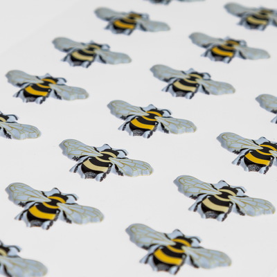 3D Puffy Bee Stickers: Pack of 27 image number 2