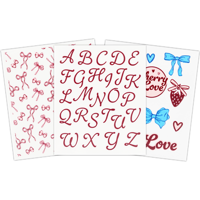 Cherry Love Mixed Transfers Stickers image number 1
