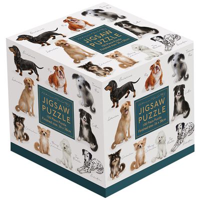 Patricia MacCarthy Dogs 100 Piece Jigsaw Puzzle image number 1