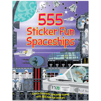 555 Sticker Fun: Spaceships