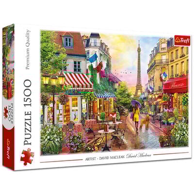 Charming Paris 1500 Piece Jigsaw Puzzle image number 1