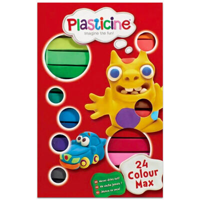Plasticine 24 Colour Max: Assorted image number 1