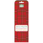 Red Tartan Decoupage Papers - 3 Sheets image number 1