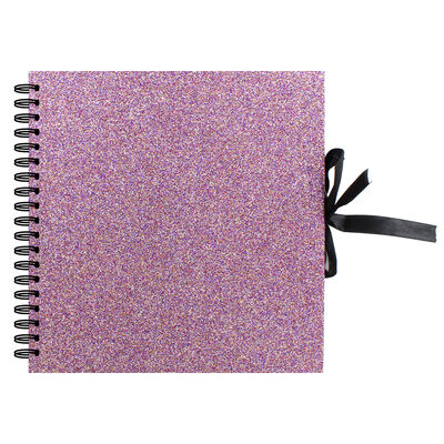 Purple Glitter Scrapbook - 8x8 Inch image number 1