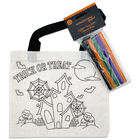 Colour Your Own Halloween Canvas Bag: Assorted image number 1