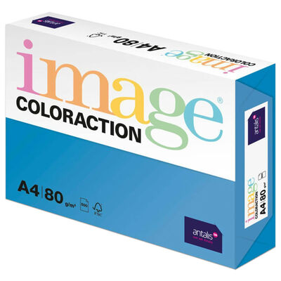 A4 Mid Blue Malta Image Coloraction Copy Paper: 500 Sheets image number 1