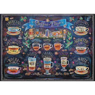 Coffee Time 500 Piece Jigsaw Puzzle image number 2