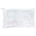 Jotz! White & Silver Moving Glitter Pencil Case image number 1