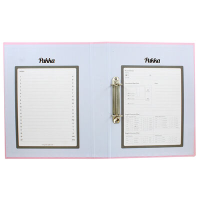 Pastel Pink A4 Ring Binder File image number 2